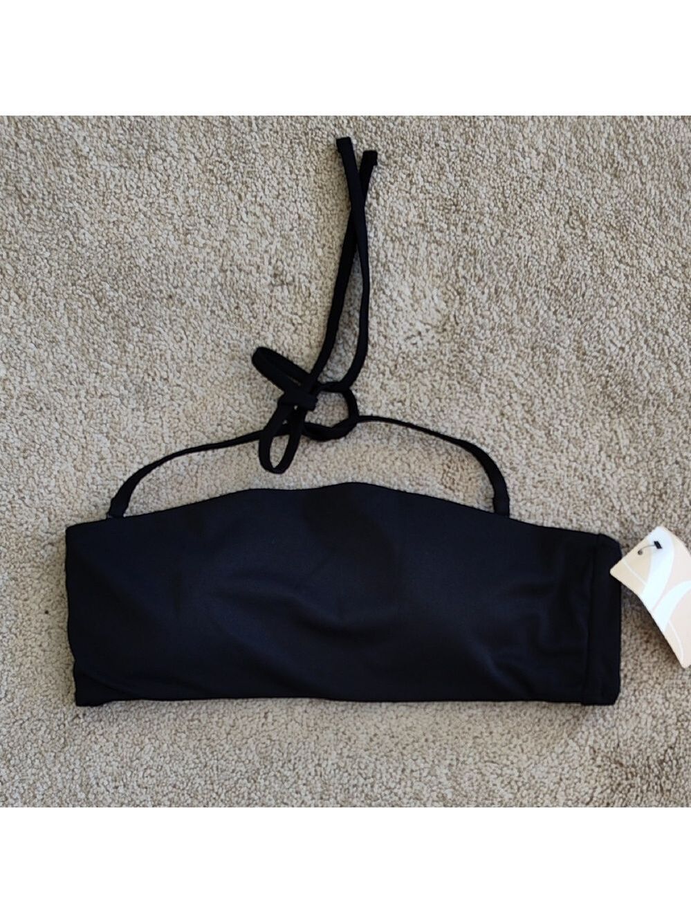Lively Elegant Black Swim Top